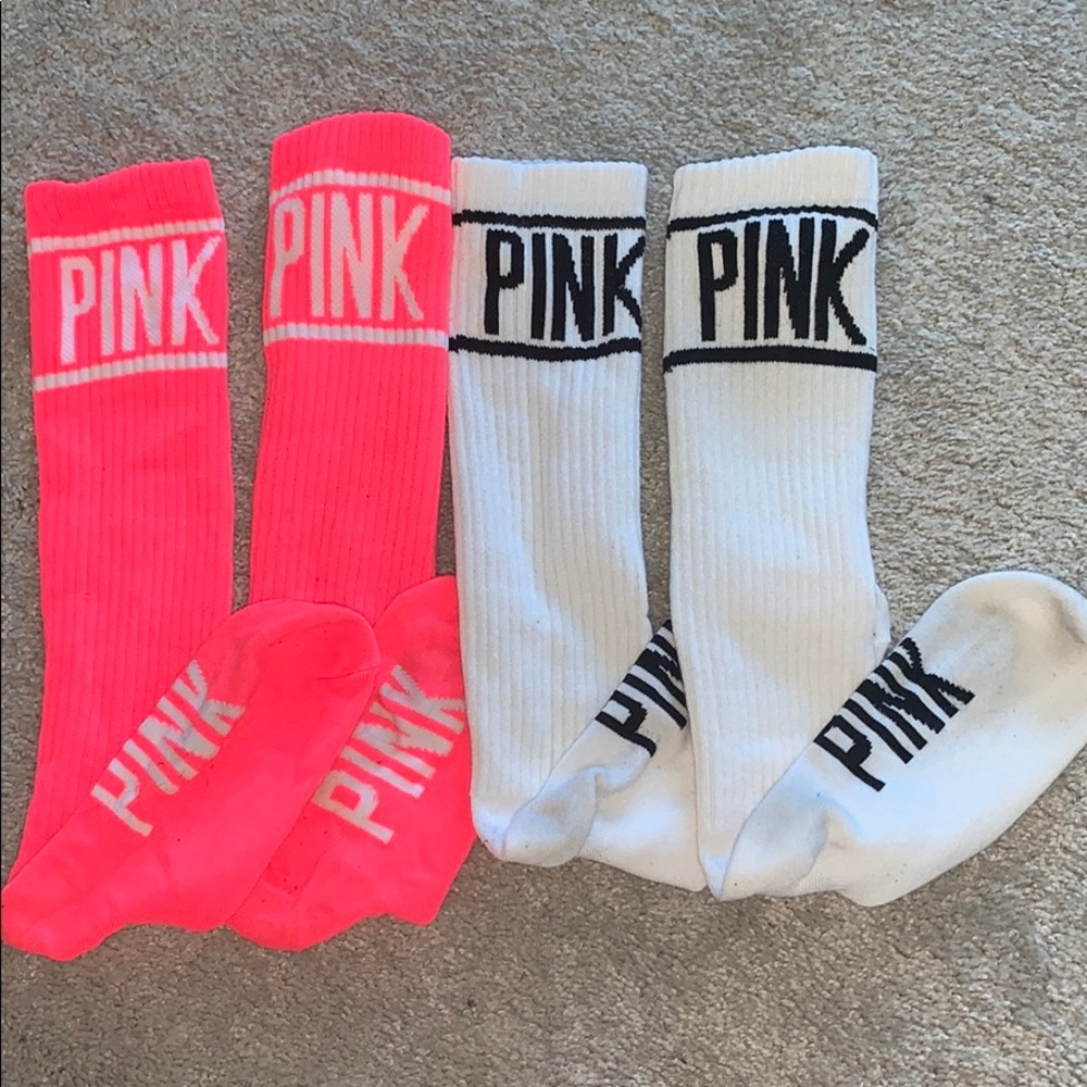 High PINK socks